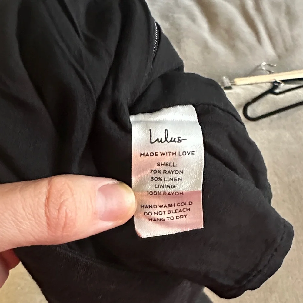 Lulu's Elegant Black High Waist Shorts - Picture 6 of 9